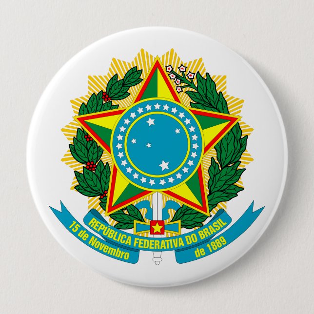 Brasilien COA Button (Vorderseite)