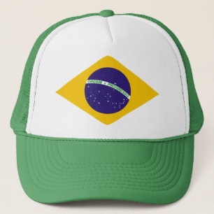 Brasilien-Diamant - Emblem der brasilianischen Truckerkappe