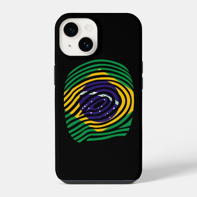 Brasilien DNA iPhone Hülle (Rückseite)