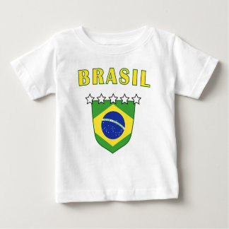 Brasilien-Emblem-Shirt Baby T-shirt