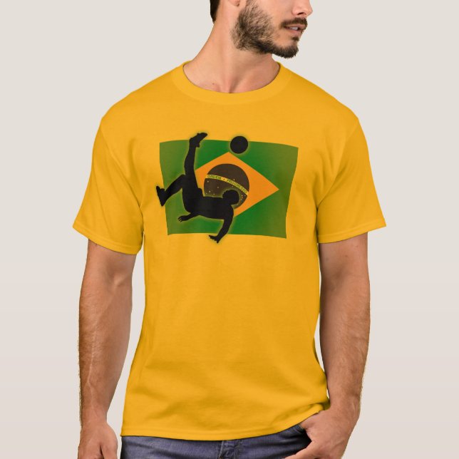 Brasilien Fahrradkick T-Shirt (Vorderseite)