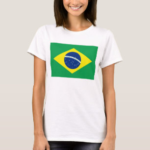 Brasilien Flag x Karte T - Shirt