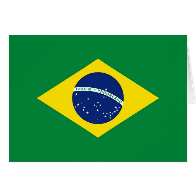 Brasilien-Flagge (Vorderseite (Horizontal))