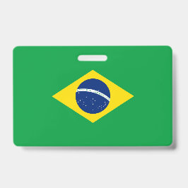 Brasilien-Flagge Ausweis