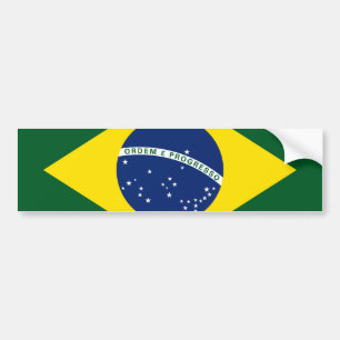 Brasilien-Flagge Autoaufkleber