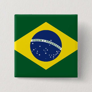 Brasilien-Flagge Button