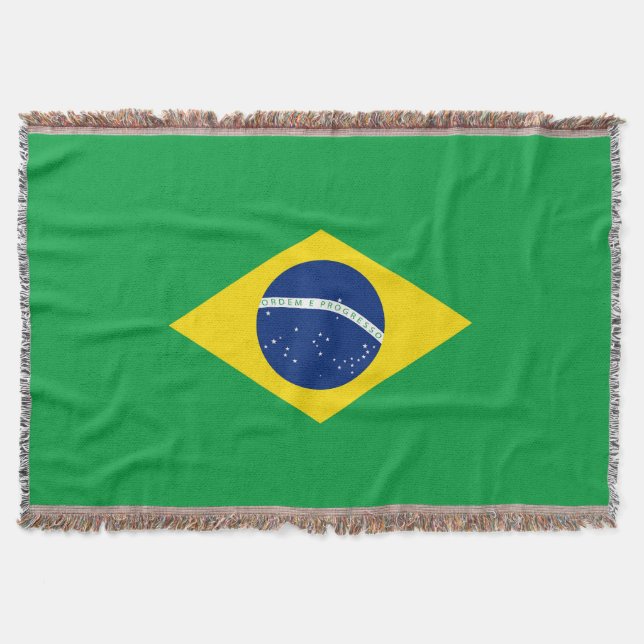 Brasilien-Flagge Decke (Vorderseite)