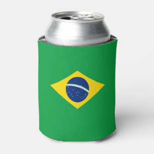 Brasilien-Flagge Dosenkühler