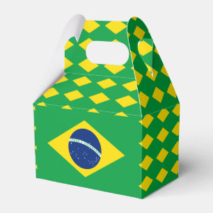 Brasilien-Flagge GefälligkeitsBox Geschenkschachtel