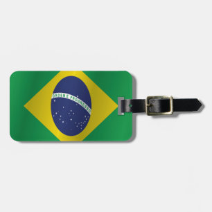 Brasilien-Flagge Gepäckanhänger