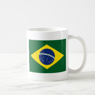 Brasilien-Flagge Kaffeetasse