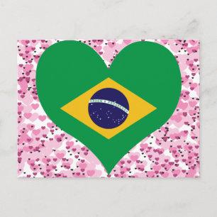Brasilien-Flagge kaufen Postkarte
