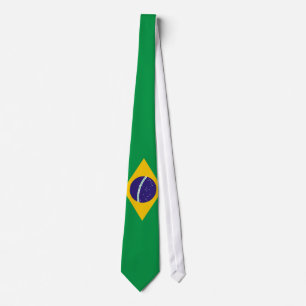 Brasilien-Flagge Krawatte