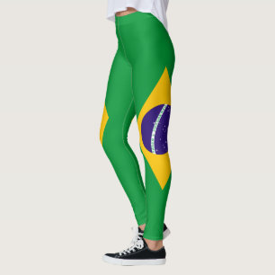 Brasilien-Flagge Leggings