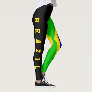 Brasilien-Flagge Leggings