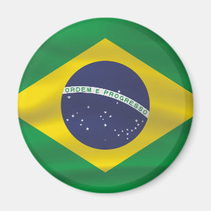 Brasilien-Flagge Magnet