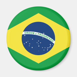 Brasilien-Flagge Magnet