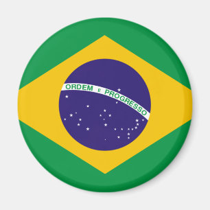 Brasilien-Flagge Magnet