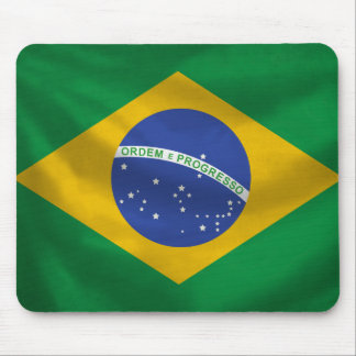 Brasilien-Flagge Mousepad