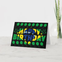 Brasilien Flagge Patriotic Geburtstag