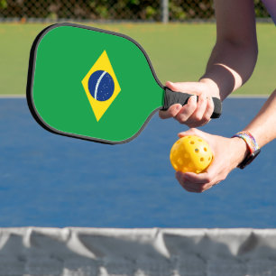 Brasilien-Flagge Pickleball Schläger