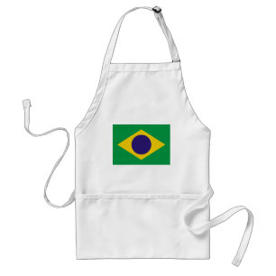 Brasilien-Flagge Schürze