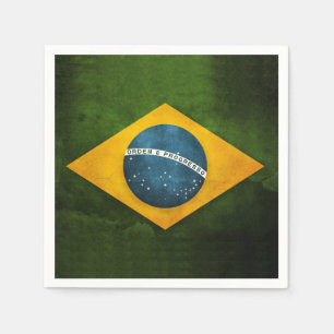 Brasilien-Flagge Serviette