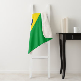 Brasilien-Flagge Sherpadecke