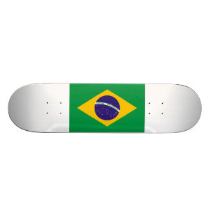 Brasilien-Flagge Skateboard