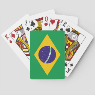 Brasilien-Flagge Spielkarten