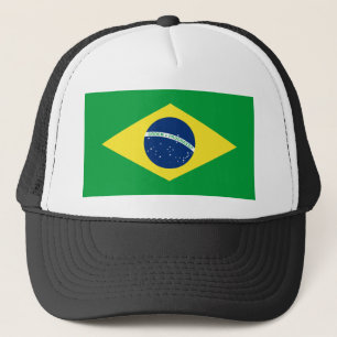 Brasilien-Flagge Truckerkappe
