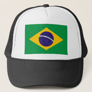 Brasilien-Flagge Truckerkappe