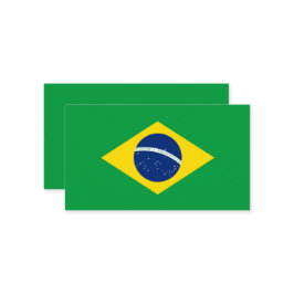 Brasilien-Flagge Visitenkarte