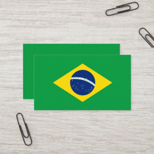 Brasilien-Flagge Visitenkarte
