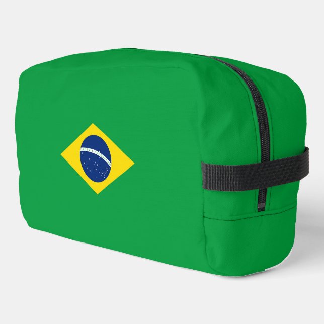 Brasilien-Flagge Waschbeutel (Linke Seite)
