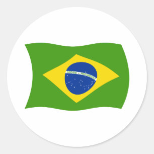 Brasilien Flaggen Aufkleber