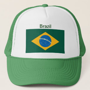 Brasilien-Flaggen-Hut Truckerkappe