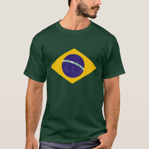 Brasilien-Flaggen-Shirt für Brasilianer lockert e T-Shirt