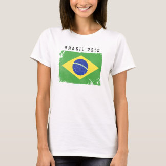 Brasilien-Flaggen-Shirt T-Shirt