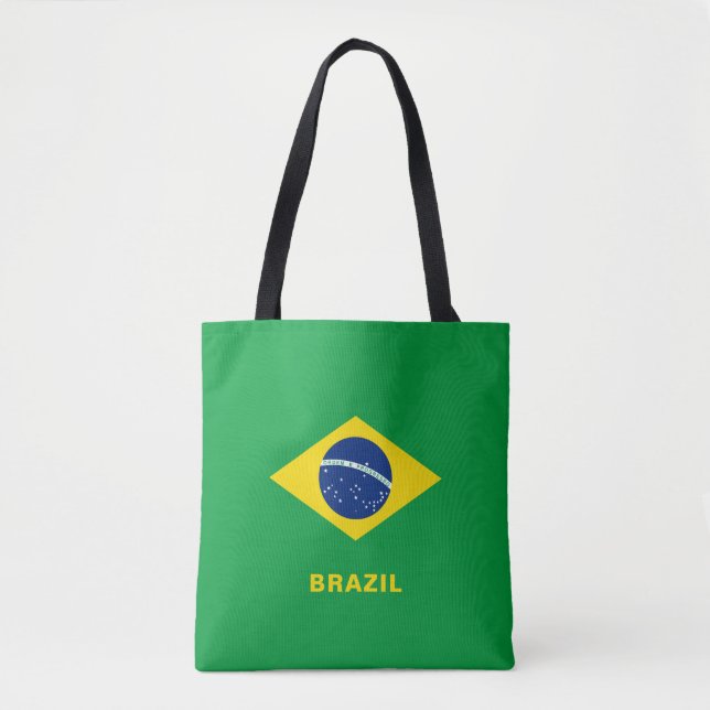 Brasilien-Flaggen-Taschen-Tasche (Vorderseite)