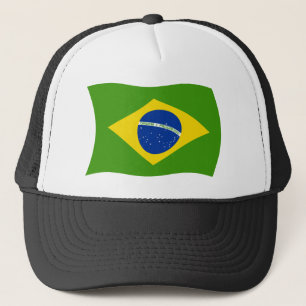 Brasilien-Flaggenmütze Truckerkappe