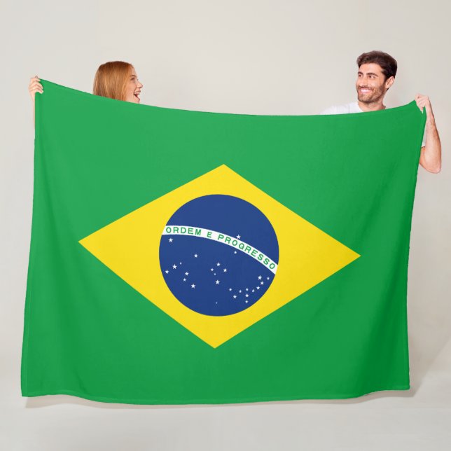 Brasilien Fleecedecke (Beispiel)