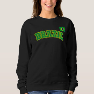 Brasilien Frauen Männer Kinder Brasilianische Flag Sweatshirt