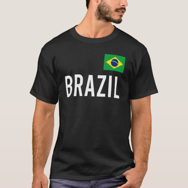 Brasilien Frauen Männer Kinder Brasilien Flagge So T-Shirt (Vorderseite)