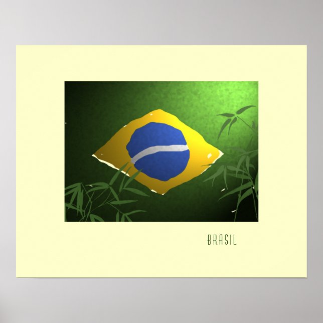 Brasilien für Mauern Poster (Vorne)