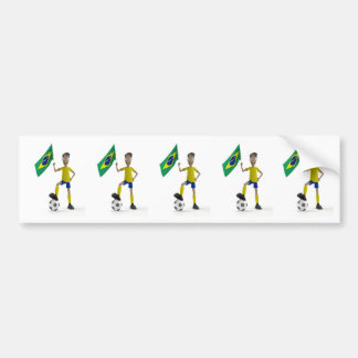 Brasilien-Fußball Autoaufkleber