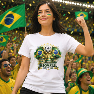 Brasilien Fußball Brasil Fußball Fan Brasilianisch Tri-Blend Shirt