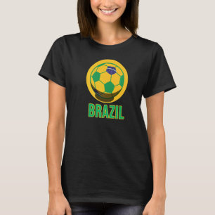 Brasilien Fußball Brasilianische Flagge 1 T-Shirt