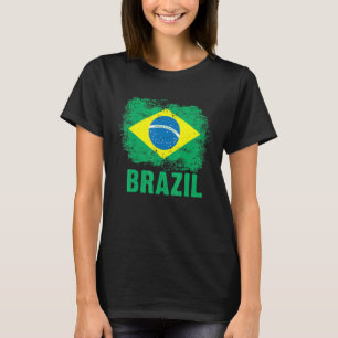 Brasilien Fußball Brasilianische Flagge 1 T-Shirt