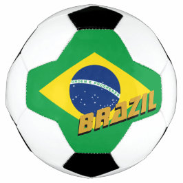 Brasilien Fußball & Brasilianische Flagge / Sport